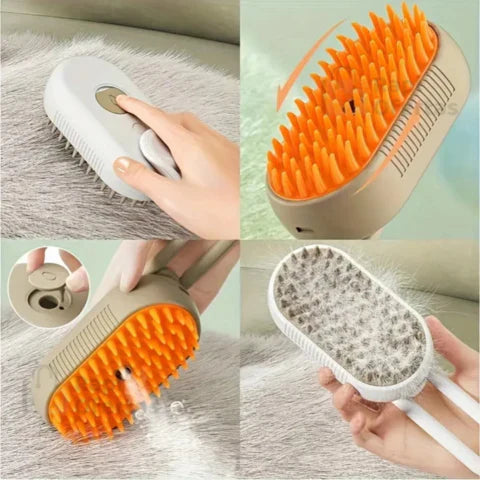 SilkyPet™️ Cepillo para mascota 3 en 1